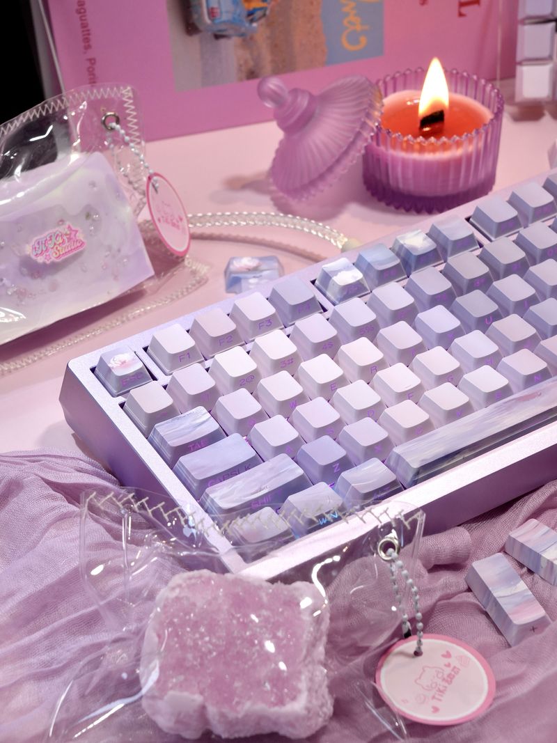 Fünfseitige Sublimations-Transparent-Nical-Tastatur_voghion.com