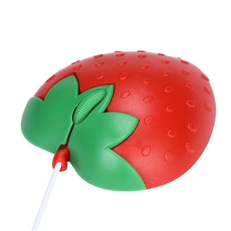 Digitex Digitex Creative Cartoon Wired Cute Fruit Sweet Strawberry Mouse_voghion.com