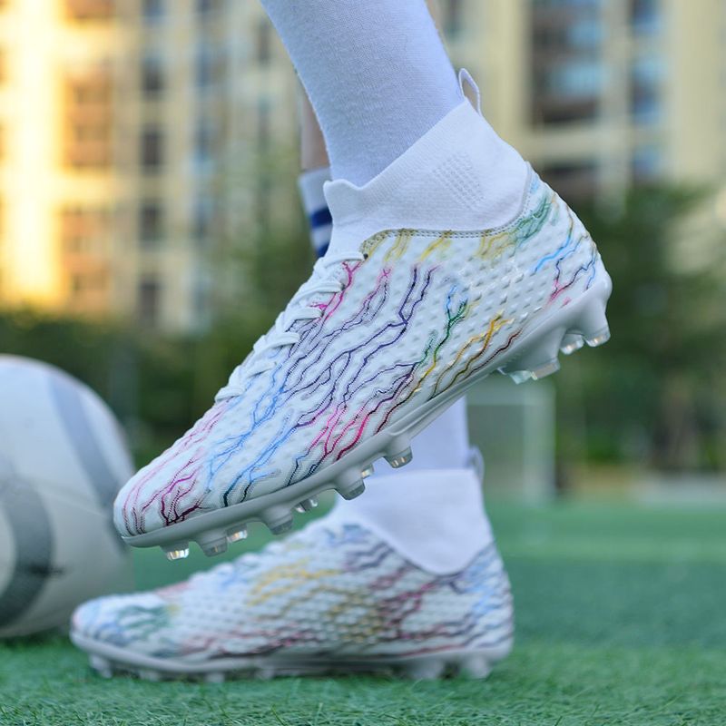 Jauni vīriešu futbola apavi, futbola zābaki, zēni, meitenes, studenti, treniņi, neslīdošas kniedes, pretslīdes, nodilumizturīgi, ērti_voghion.com