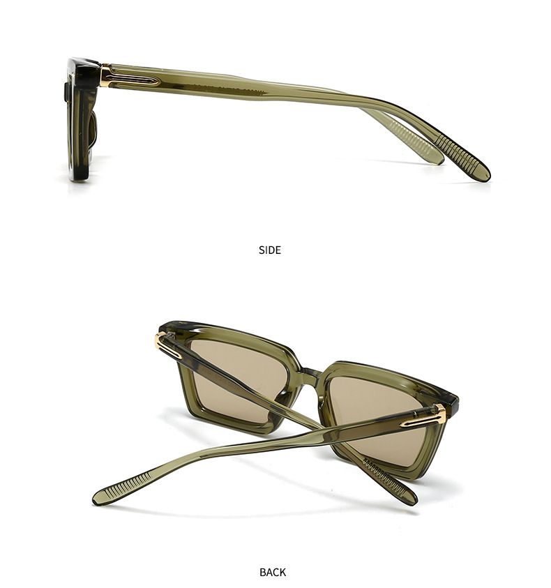 Euroopan ja Amerikan rajat ylittävä trendi Street Shooting Retro Square Rice Staring Art Aurinkolasit Modern Charm INS Aurinkolasit 6093_voghion.com