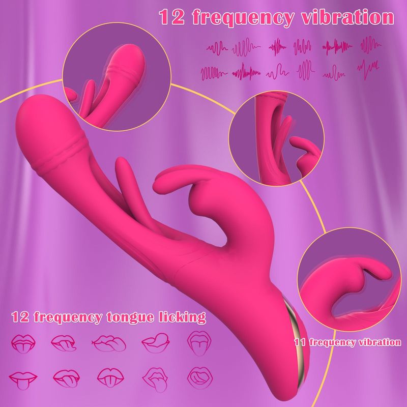 LuvBox Cross-Border Private Female Masturbator Toy Instant Trend Women Adult Products Fully Automatic Insertion Tongue Licking_voghion.com