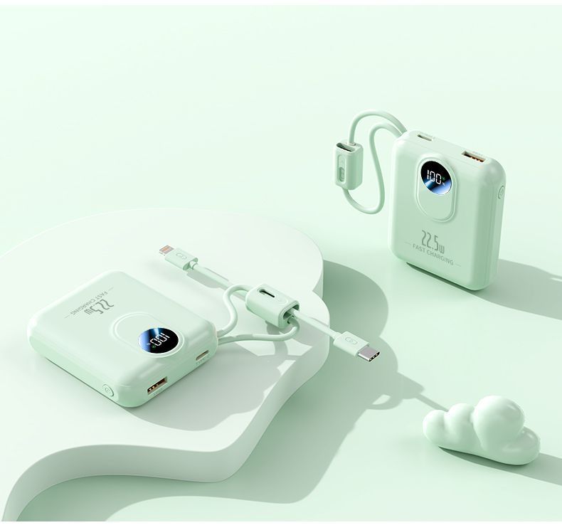 Power Bank portatile universale da 10000 mAh con ricarica super veloce certificata 22.5W3C per Huawei e iPhone_voghion.com