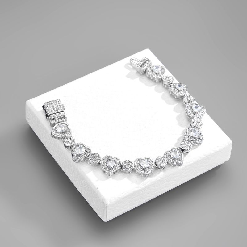 Hiphopo „New Love Rock Candy“ cirkonio sujungimo karoliai, 12 mm geometrinis kubietiškos grandinėlės asmenybės mados tendencijų papuošalai_voghion.com