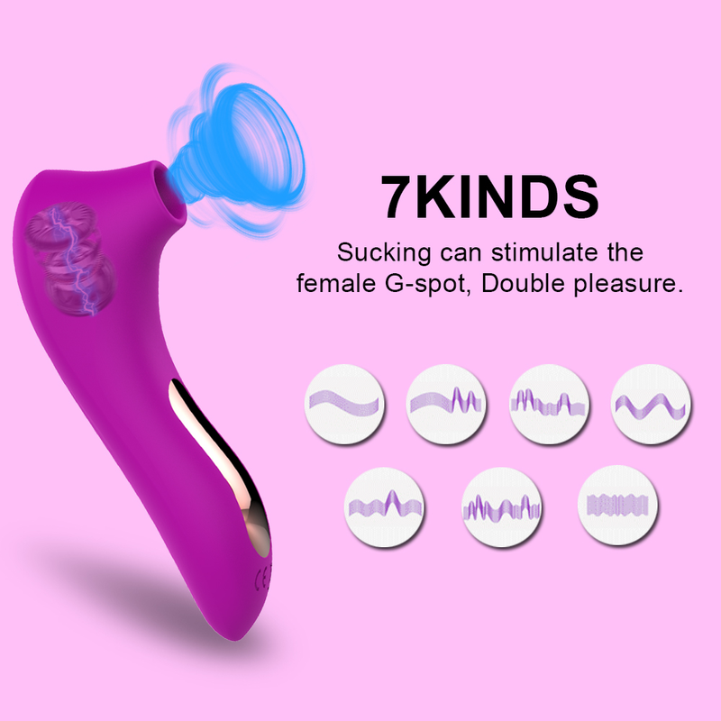Vibrator With Suction, Color In The Range_voghion.com