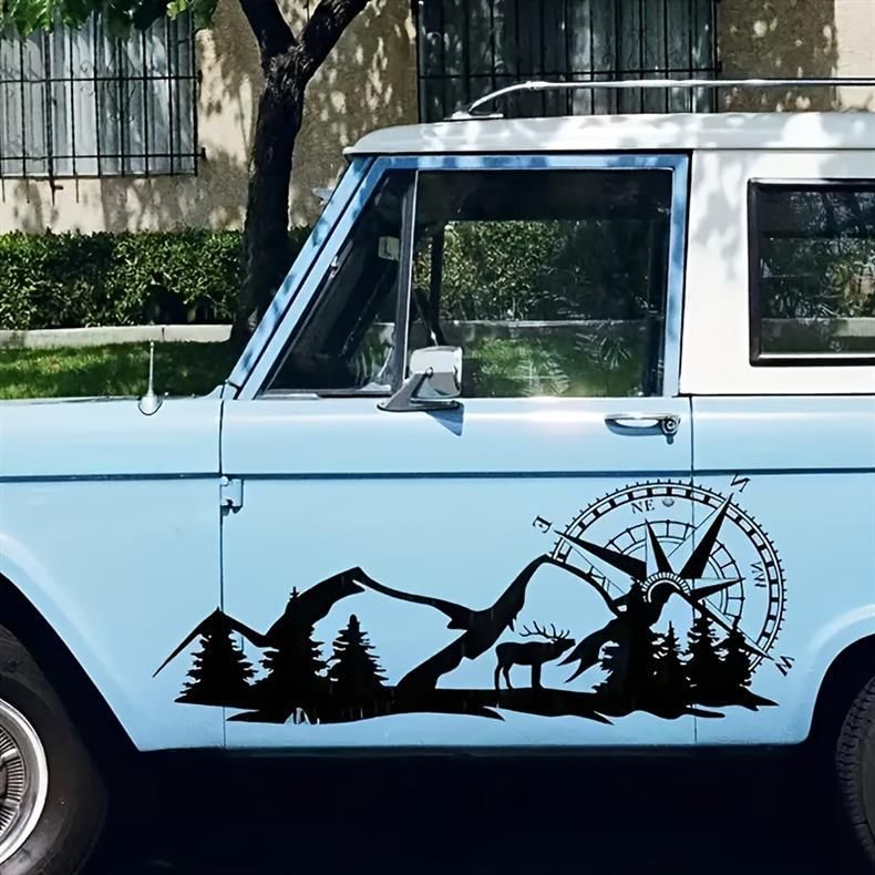 Pieces Adventure Theme Vinyl Car Decals:_voghion.com