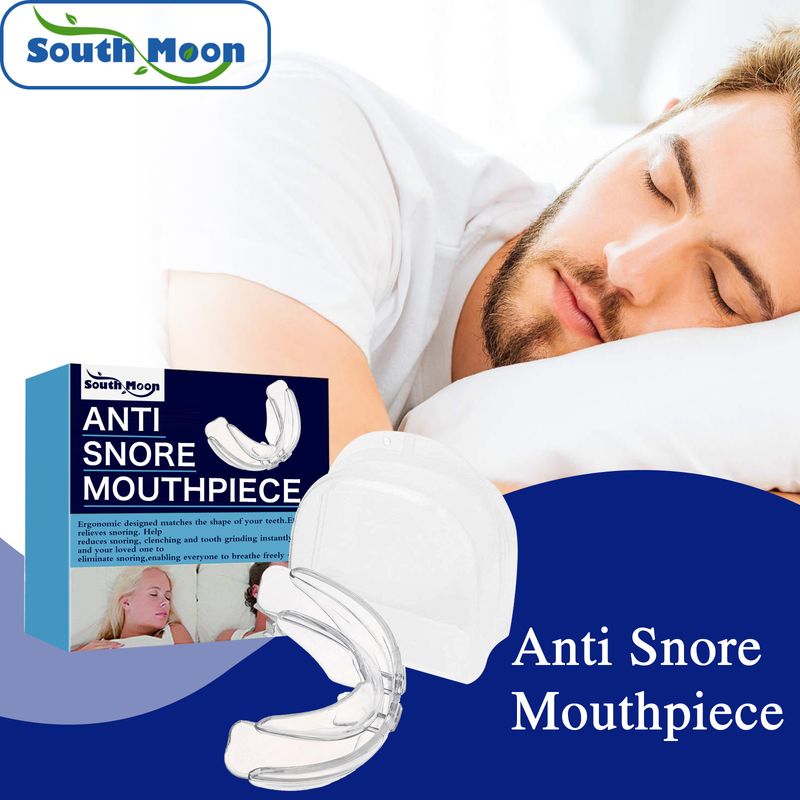 Moon Sleeping South At Night, Anti Snoring Molars Teeth, And Braces For Protecting Teeth Night, ,_voghion.com