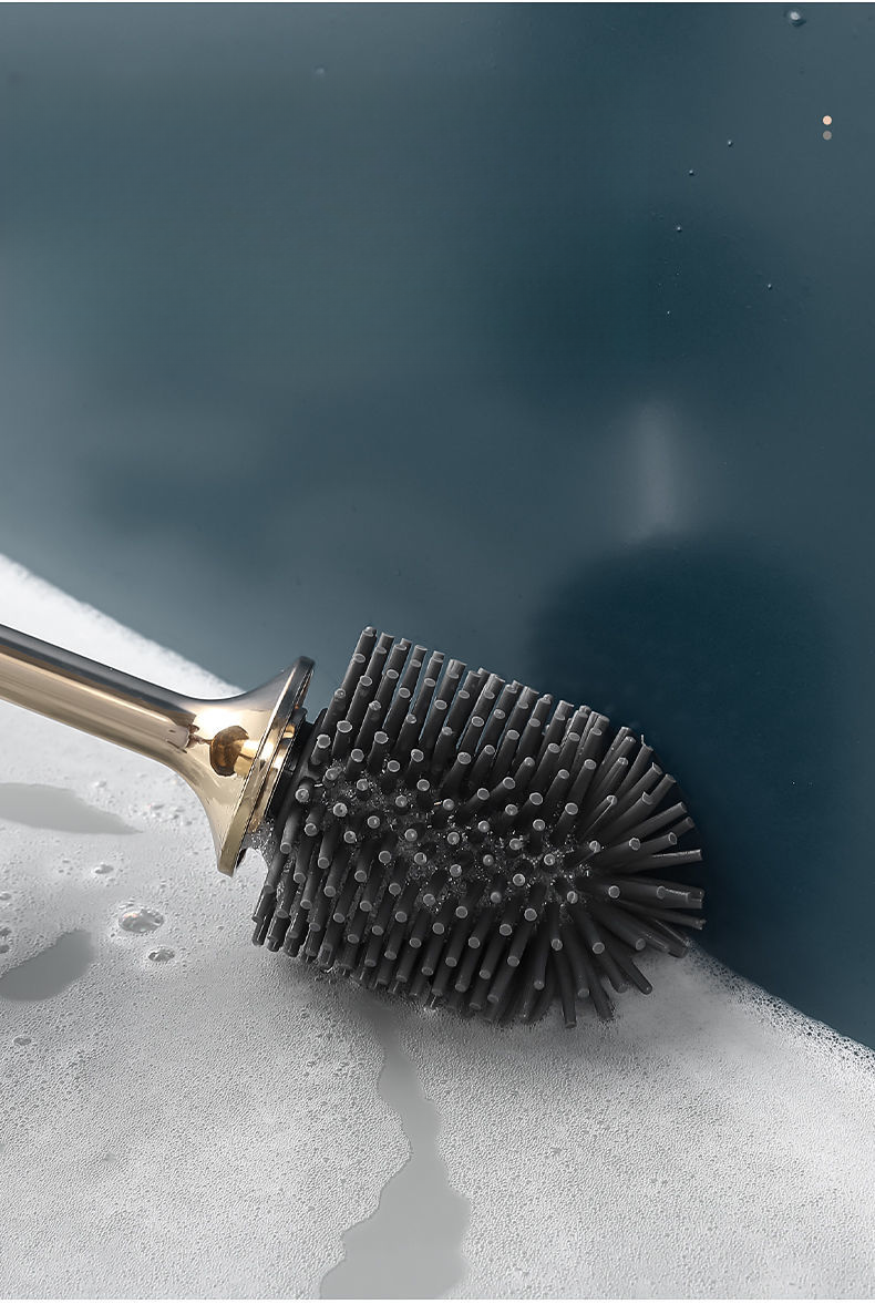 Scopino per WC in silicone stile hotel - Manico extra lungo | Qualità professionale
_voghion.com