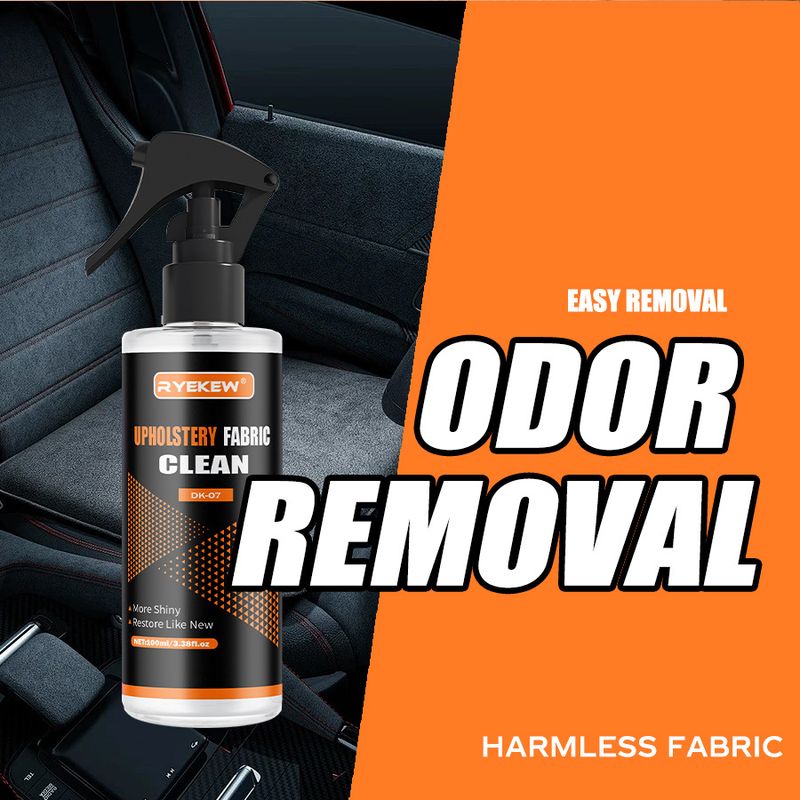 Ryekew Car per rivestimento del padiglione, tessuto interno, rimozione delle macchie dai sedili, detergente multifunzionale_voghion.com