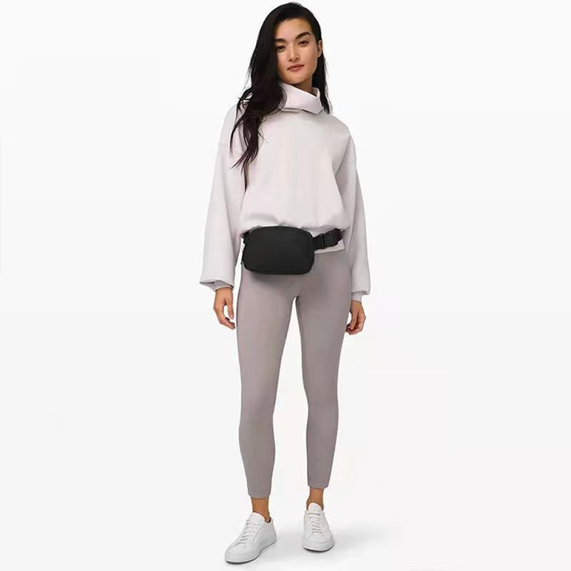Lihao Unisex Gym Bag Adjustable Buckle Strap Large Capacity Multipurpose Sport Waistbag Fanny Pack for Sports-Khaki_voghion.com