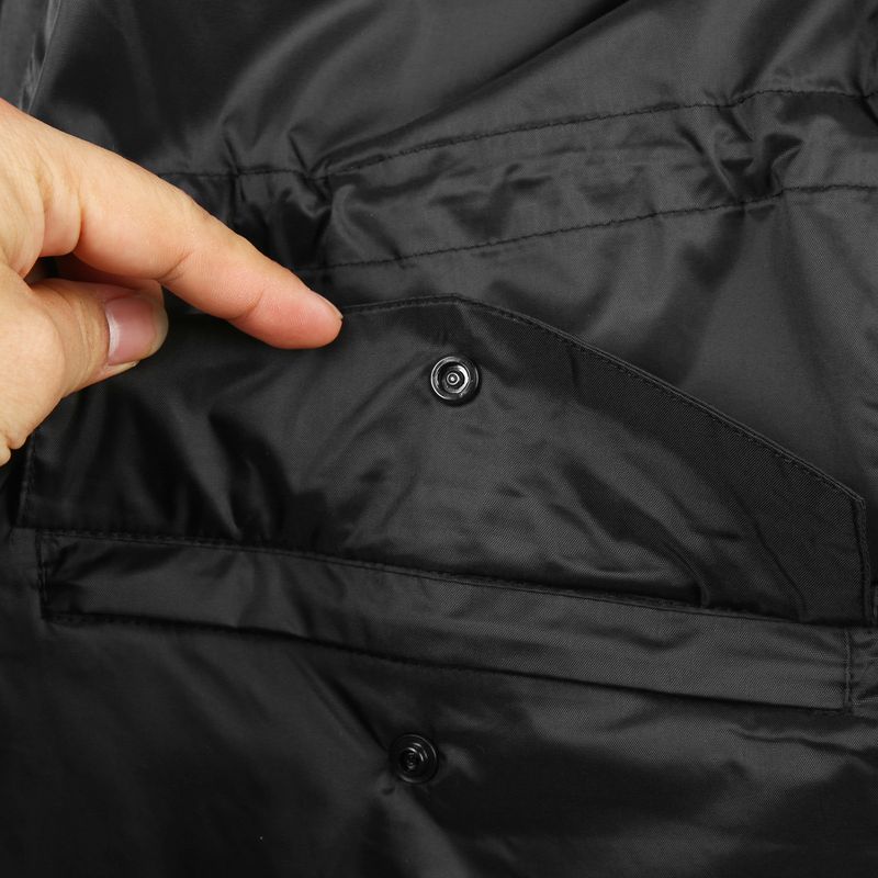 Neutraler regenabweisender Fahrradregenmantel für Damen und Herren, tragbarer Mountainbike-Regenmantel, lange Version_voghion.com