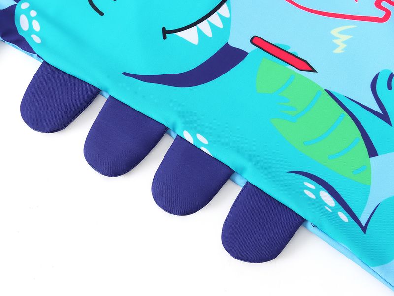 Traje de baño para madres e hijos, traje de baño de verano con estampado de dinosaurios para niños de Europa y América, traje de surf para niños, traje de baño de una pieza de manga corta_voghion.com
