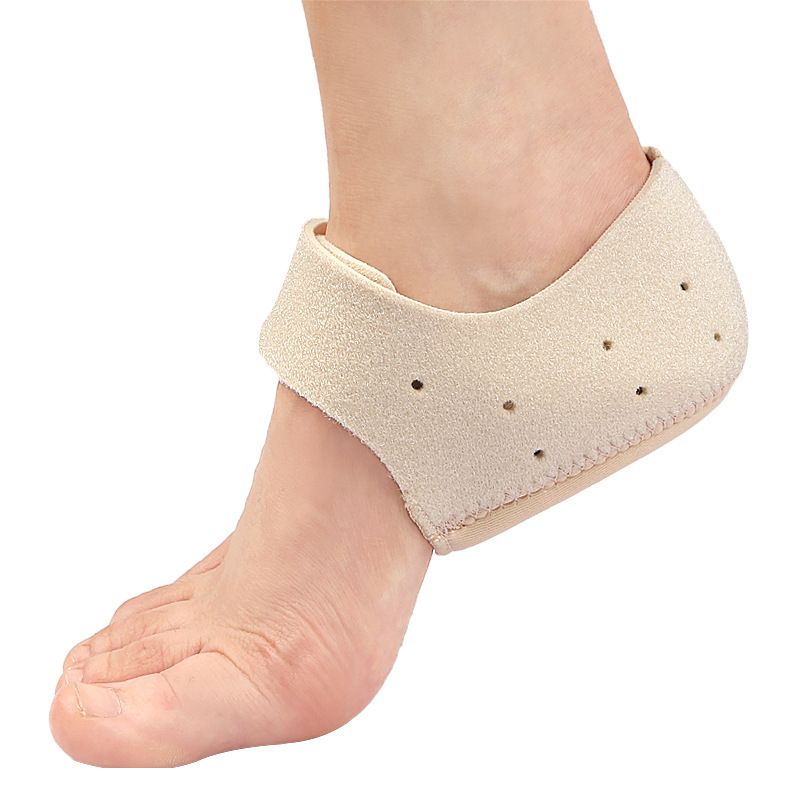 Suitable For All Seasons Magic Tape Gel Protector Adjustable Warm Cover Soft Breathable Heel Pad_voghion.com