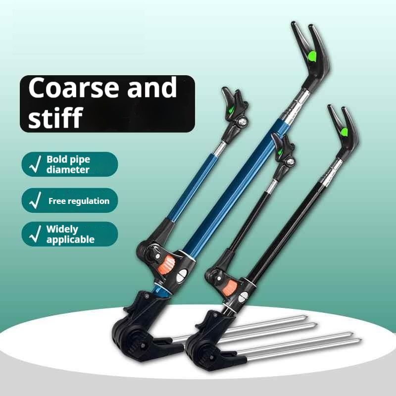 Vara de pesca de aço inoxidável antiderrapante suporte de inserção no solo, vara de mar portátil, canhão, suporte de pesca_voghion.com