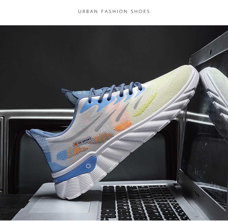 Sportschuhe, flach, rutschfest, leicht, bequem, mit Schnürung, für Herren, lässiger Stil, zum Wandern, Camping, Reisen_voghion.com