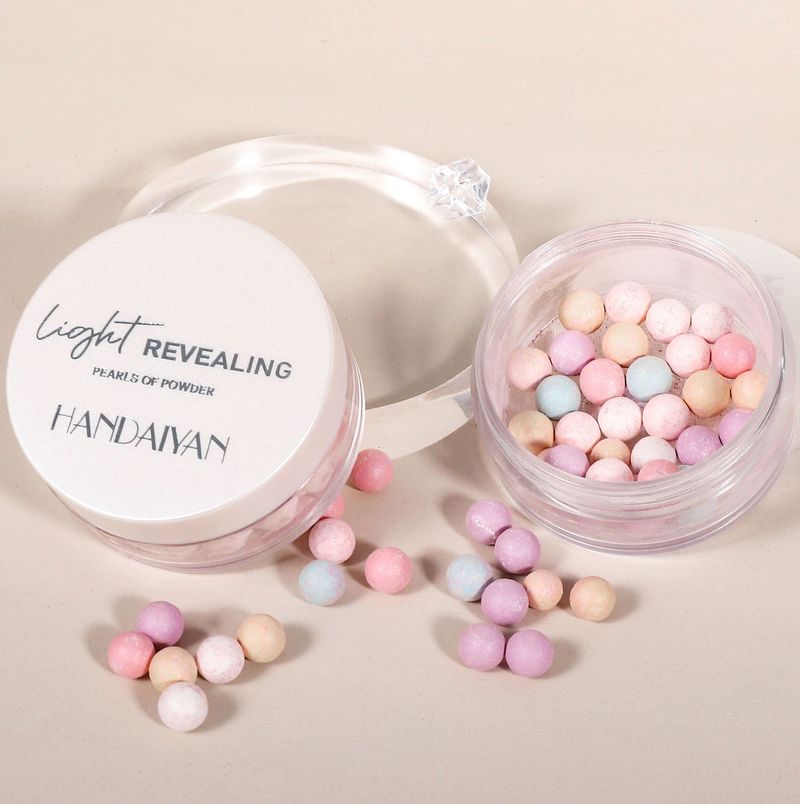 HANDAIYAN 5-Color Setting Powder Balls - Highlight & Contour, Pearlescent, Oil-Control, Long-Lasting_voghion.com
