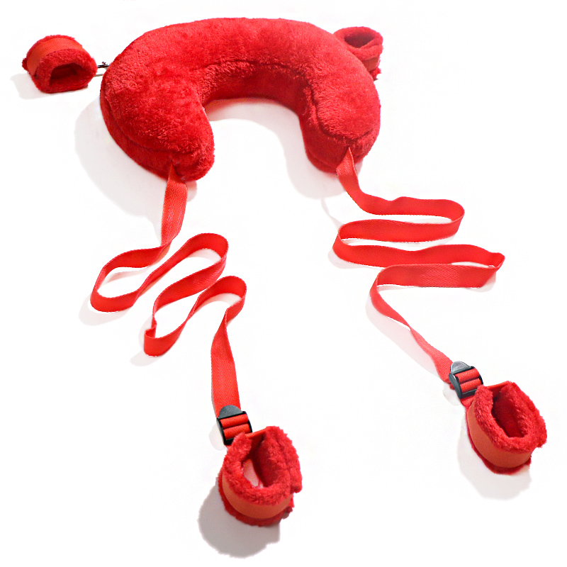 Giocattoli sessuali in cotone Bdsm Bondage Set Manette Sexy Cuscino per gambe Cintura dimagrante Piegamento Orgasmo Giocattolo di coppia y_voghion.com