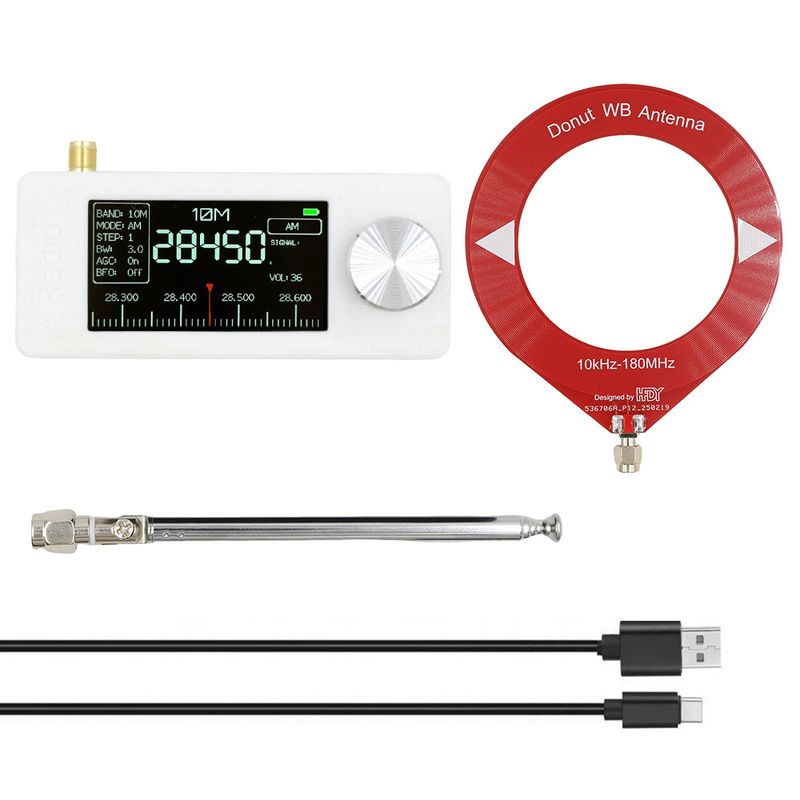 SI4732 Portable 0.5-108 MHz LSB USB AM FM Mini Pocket Radio_voghion.com