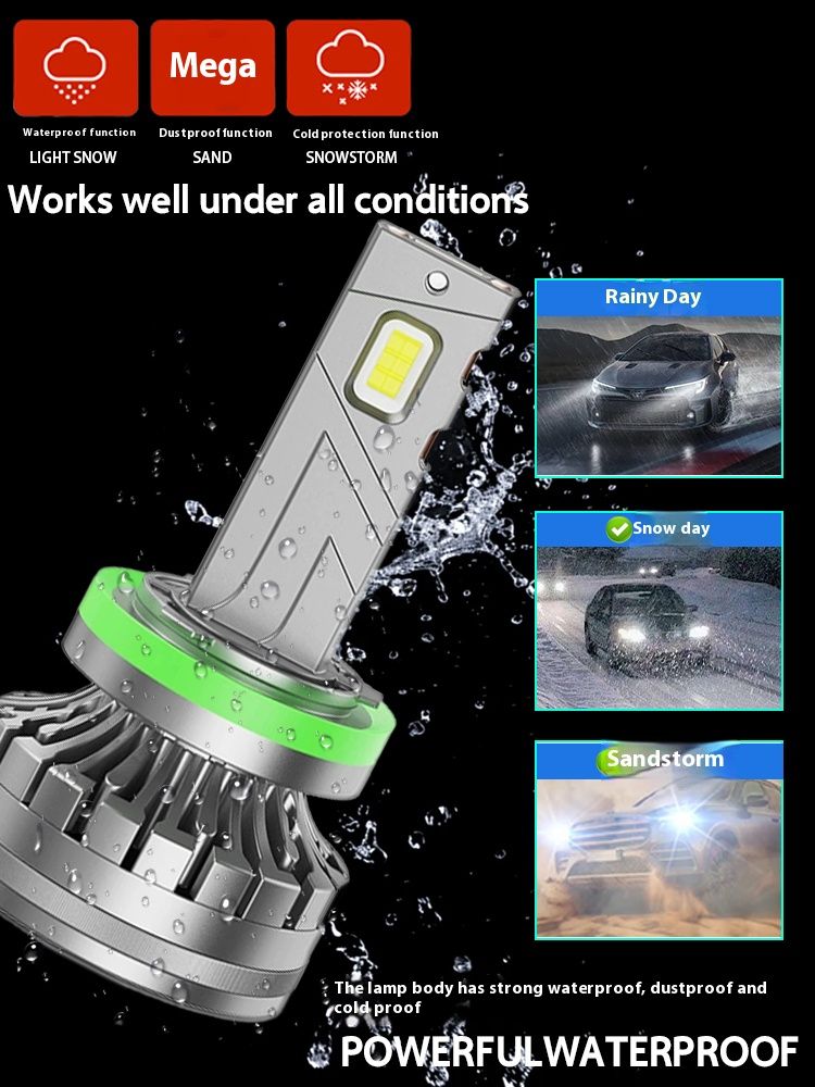 2 stücke H4 H7 Scheinwerfer H1 H8 H11 HB3 HB4 9005 9006 6000K 200W 50000LM Automotive LED Licht Turbo nebel Ligh_voghion.com