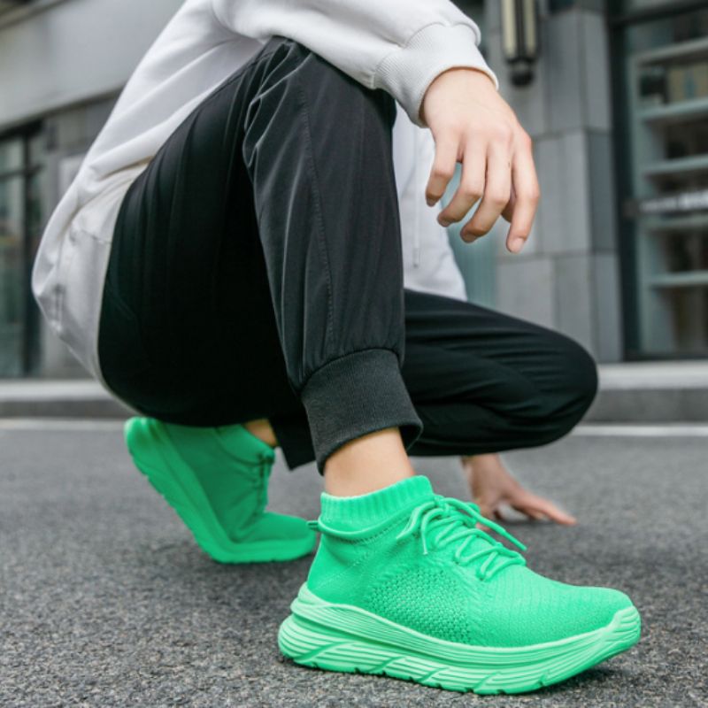 Socks Running Shoes Women's Sneakers Sports Shoes For Women Man Breathable Casual Elasticity Platform Vulcanize Ankle Boots_voghion.com