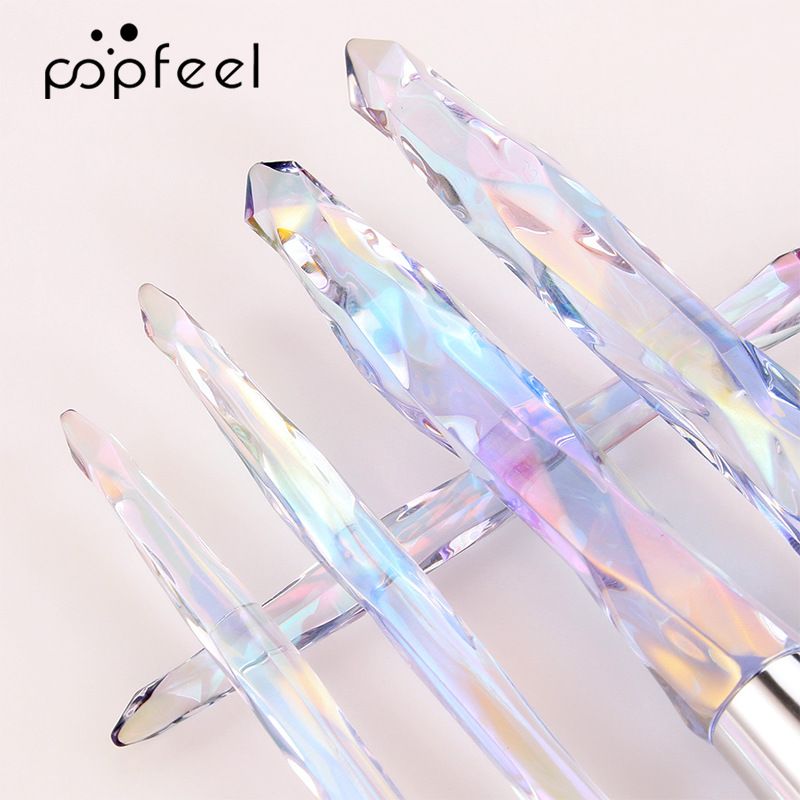 Make-up-Tool-Kits 10 stücke Kristall Make-Up Pinsel Diamant Griff Augenbraue Pinsel Schönheit Werkzeuge TOOL002_voghion.com