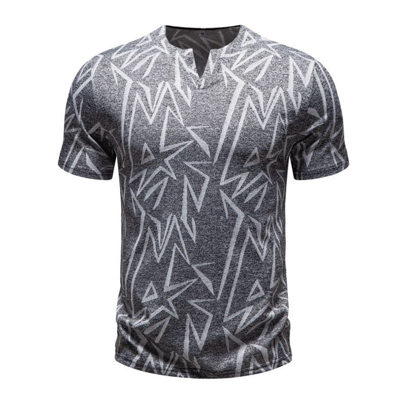 Maglietta a maniche corte snellente giovanile, estiva, da uomo, nuova moda casual europea con motivo personalizzato_voghion.com