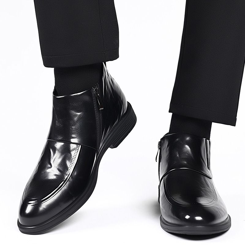 Nouvelles chaussures haut de gamme en cuir décontracté pour hommes, semelles confortables et souples_voghion.com