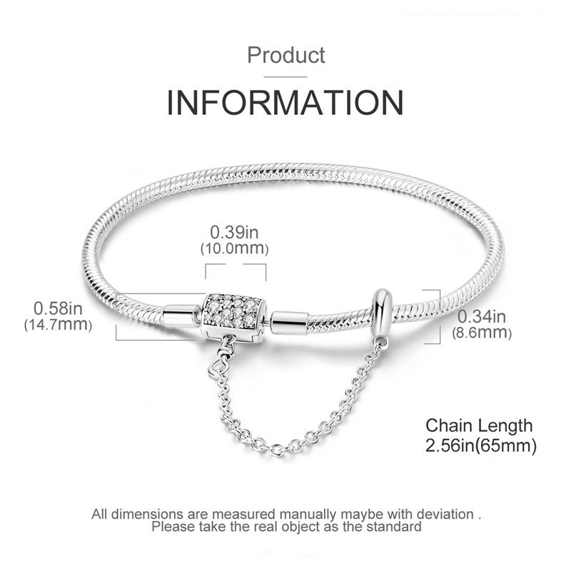 Bracciale originale in argento S925 placcato in rame con quadrifoglio, acchiappasogni, serpente, catena in osso, ciondolo con perlina Pan Jiadora_voghion.com