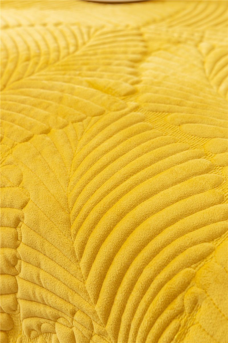 Autumn and winter style ultra soft solid color plush banana leaf sofa cushion modern simple double sofa cushion cloth factory direct sales_voghion.com