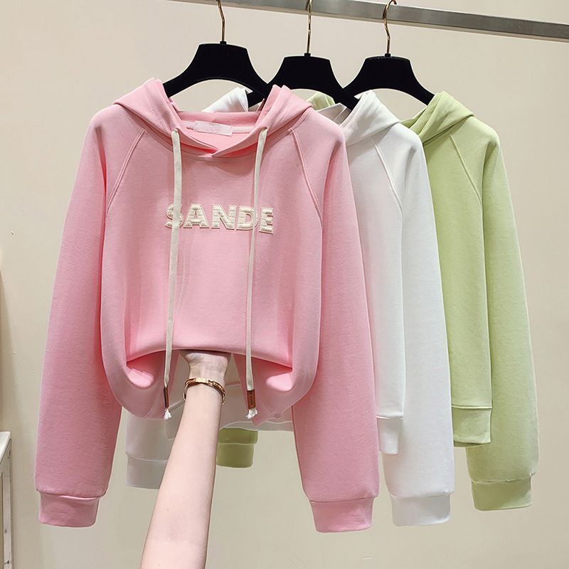Frauen Kleidung süße mädchen anzug college stil kleine frische pullover zwei stück anzug_voghion.com
