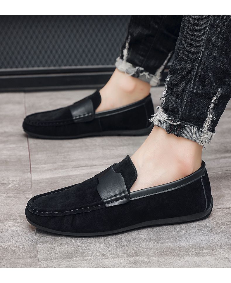 Fréijoer a Summer Nei Bounen fir atmungsaktiv liicht Stoff Trendy Féissbedeckung Fuerschong mat mëller Sohle fir Hären_voghion.com