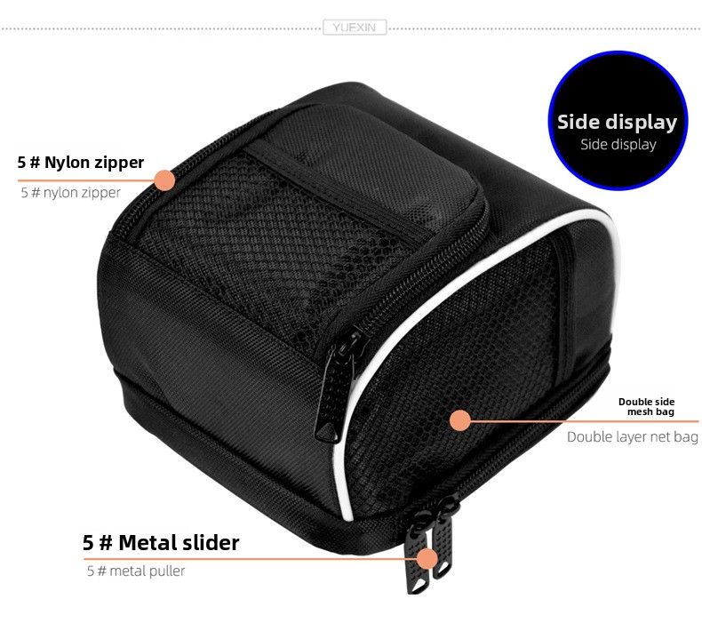 Outdoor Sports Bicycle Riding Scooter Folding Head Mountain Bike Front Bag_voghion.com