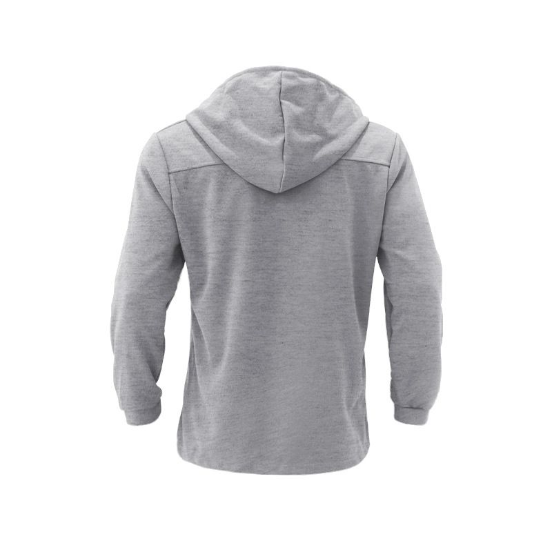 Autumn Solid Color Mid-Length Double-Breasted Trench Coat Men's Casual Turn-Down Collar Hooded Overcoat_voghion.com