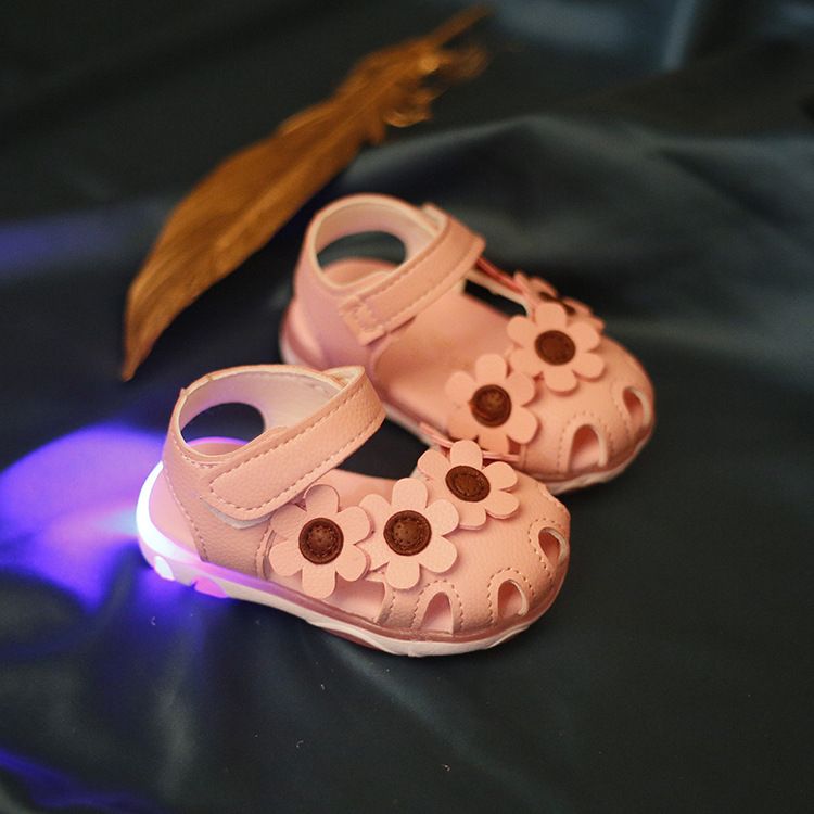 Kinder Schuhe Sommer neue stil baby mädchen kleinkind schuhe baby schuhe weichen boden nicht-rutsch verschleiß-beständig 0-1-3 jahre altes mädchen schuhe sandalen_voghion.com