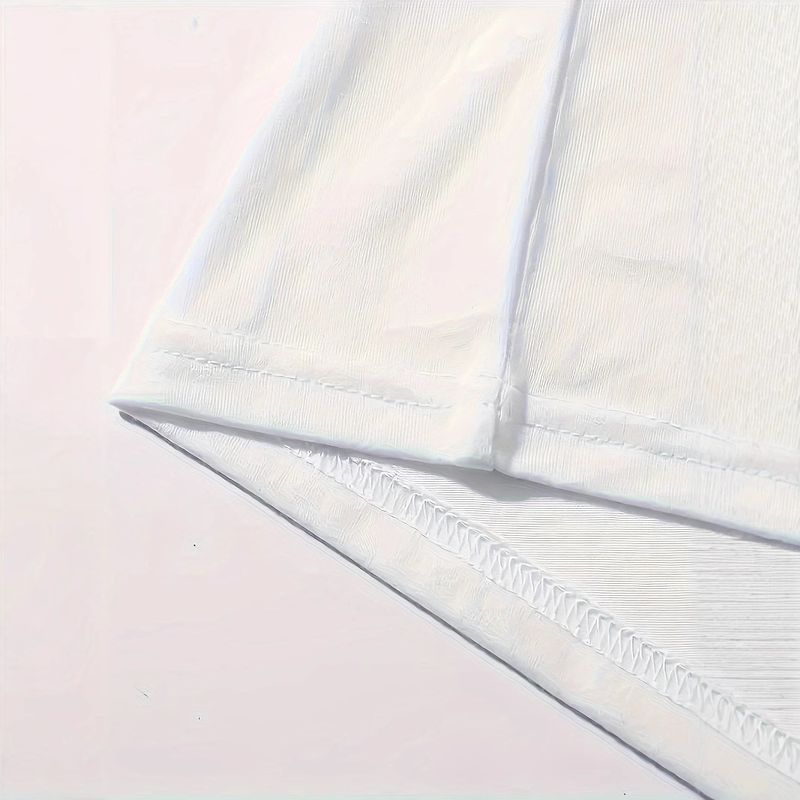 Kurzarm-T-Shirt mit Buchstabenmuster für Mutter und Kind_voghion.com