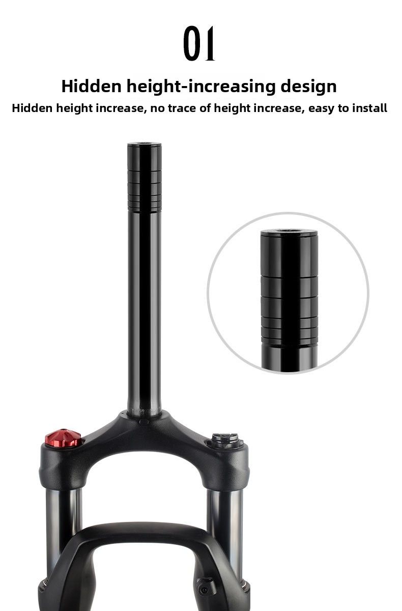 TOOPRE Bicycle Hidden Stem Riser Mountain Road Bike Fork Head Tube Handlebar Height Extender_voghion.com