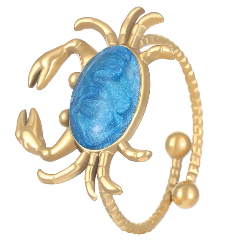 Set di collane con granchio dalla personalità esagerata e graziosi orecchini a forma di animale per le donne_voghion.com