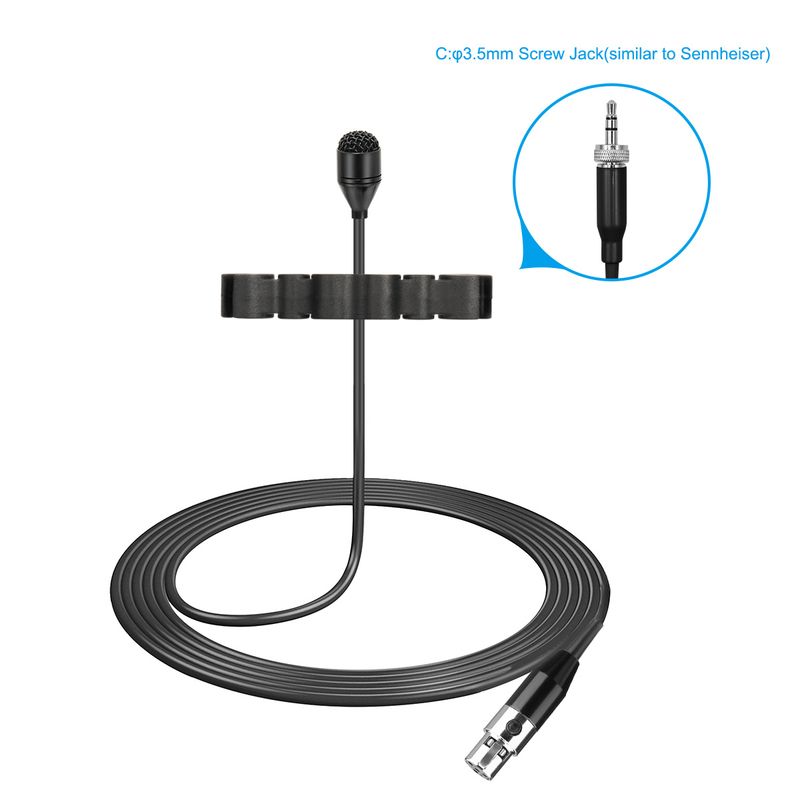 KIMAFUN Mini Microfone Vio com Fio Instrumento Musical Microfones Condensadores Omnidirecional Piup para Shure AKG Sem Fio_voghion.com