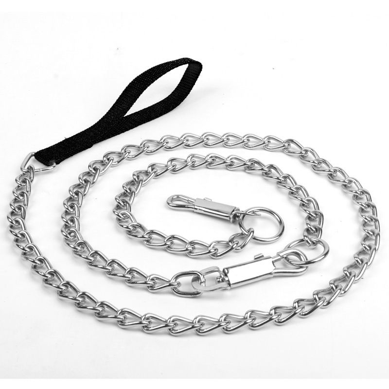 Pet Leash Metal Iron Buckle Chain Dog Rope_voghion.com