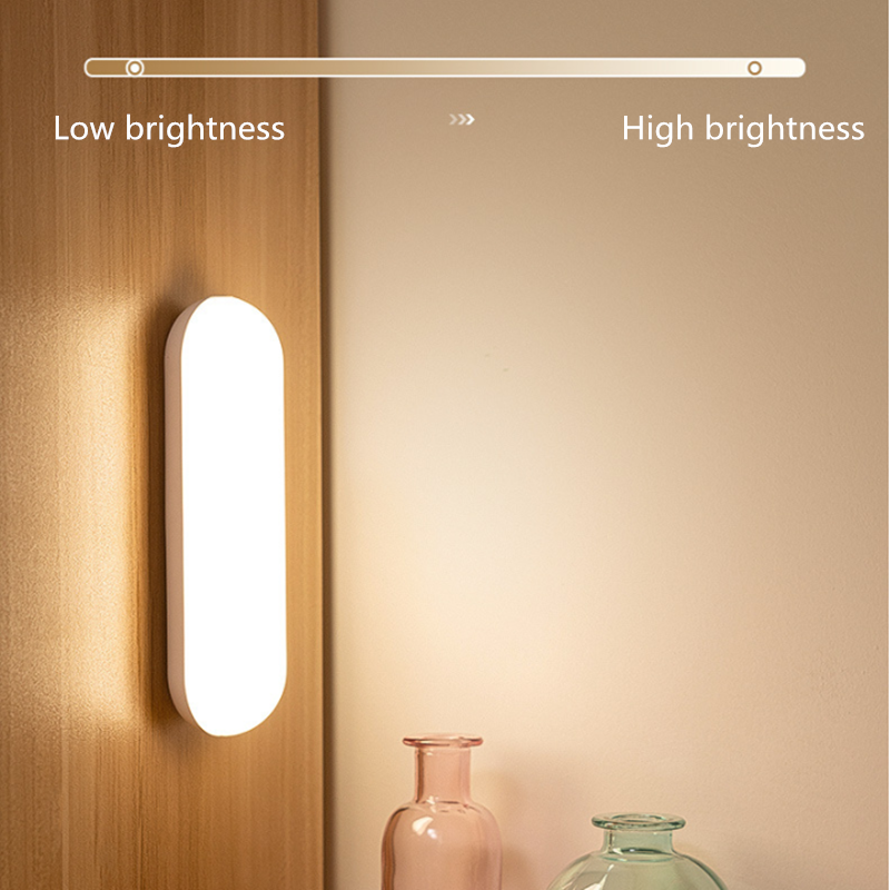LED eye protection night light wireless touch dormitory learning reading light USB charging dimmable bedroom mini night lamp_voghion.com