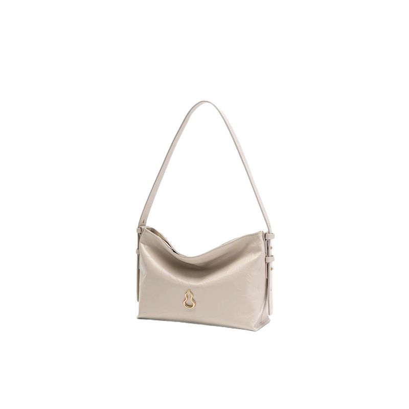 Bolsa de couro BAMPO Banpo Mianmian média pequena, nova, transversal, de ombro, estilo Hobo, para viagem_voghion.com