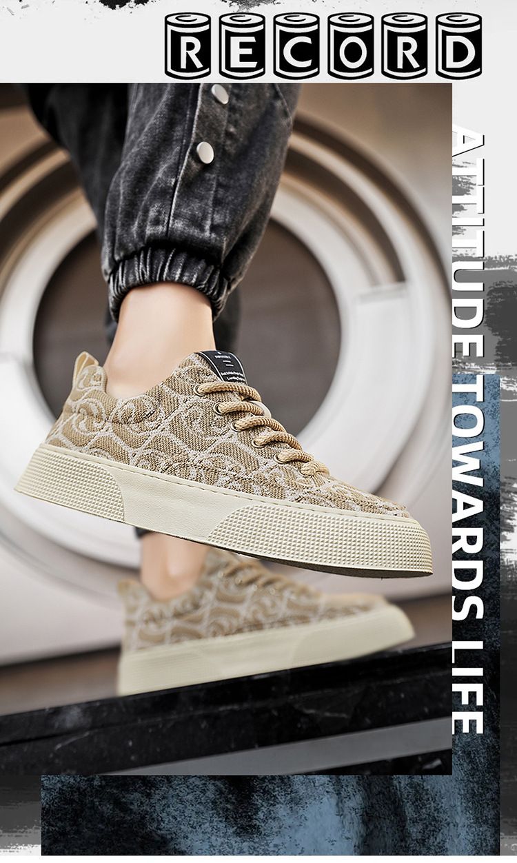 China-Chic Xiangyun Herren Board Neue bedruckte bestickte Stoffoberseite lässig atmungsaktiv weiche Unterseite modische Sportschuhe für Männer_voghion.com
