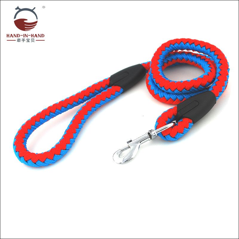 Medium And Large Thickened Round Climbing Braided Pull Wear-resistant Bite-resistant Rope Dog Leash_voghion.com