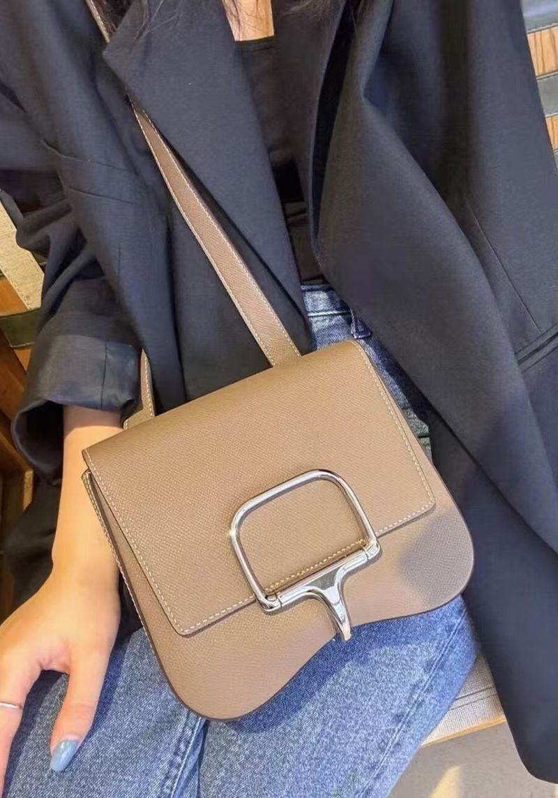 Echtes Leder Damen Schulter Mode Sattel Große Kapazität Vielseitige Crossbody Einzigartige Hüfttasche_voghion.com