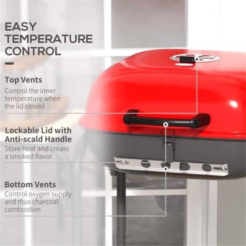 Portable (Prohibited By BBQ Grill Grill Shipping -) Charcoal_voghion.com
