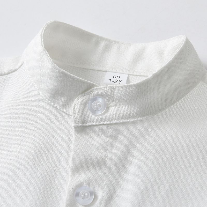 Ropa para niños Camisas de manga larga para niños, hermosas camisas exteriores para niños de primavera, chaquetas casuales de colores dulces, camisas para niños de estilo universitario_voghion.com