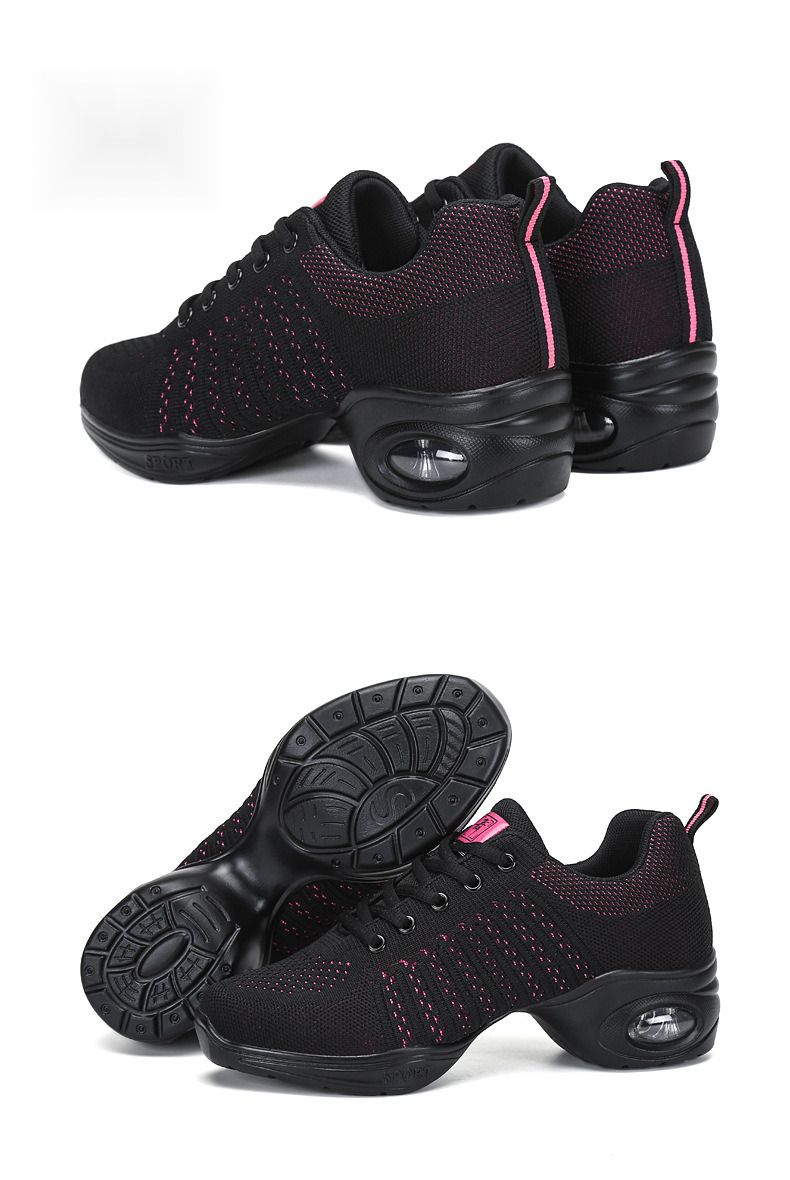 Square Increase 2024 Nieuwe moderne dans zachte zool ademende mesh sportschoenen voor dames_voghion.com