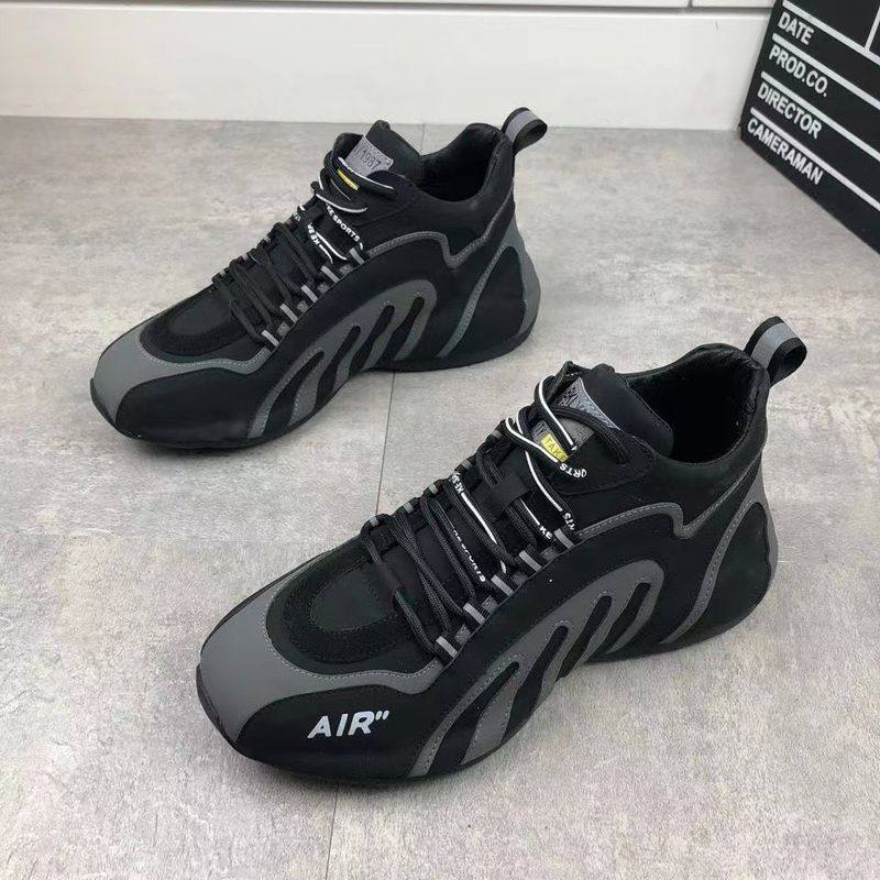 Spring And Autumn New Men's Sports Casual Fashion Versatile Breathable Running Height Increasing Dad Shoes_voghion.com