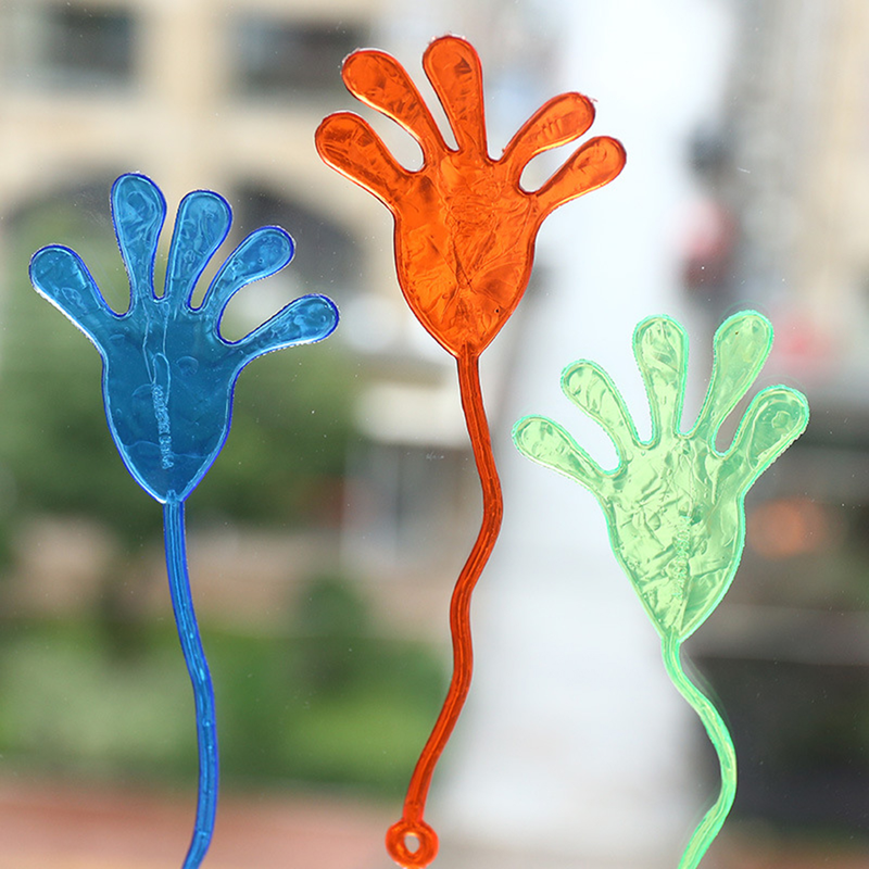 ToysMall Jucărie cu Mâini Lipicioase, Elasticitate Moale, Extensibil, Colorat, Palm Wall Climbing Toy, Stress Relief Novel Stretch Lipicios Toy, Mâini Înșelătoare_voghion.com