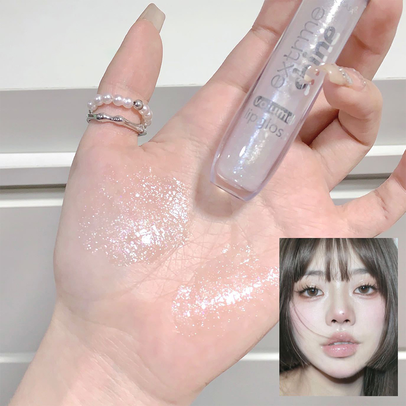 Mirror Pearl Glitter Lip Gloss Waterproof Long Lasting Moisturize Liquid Lipstick Shine Glitter Lip Gloss stick_voghion.com