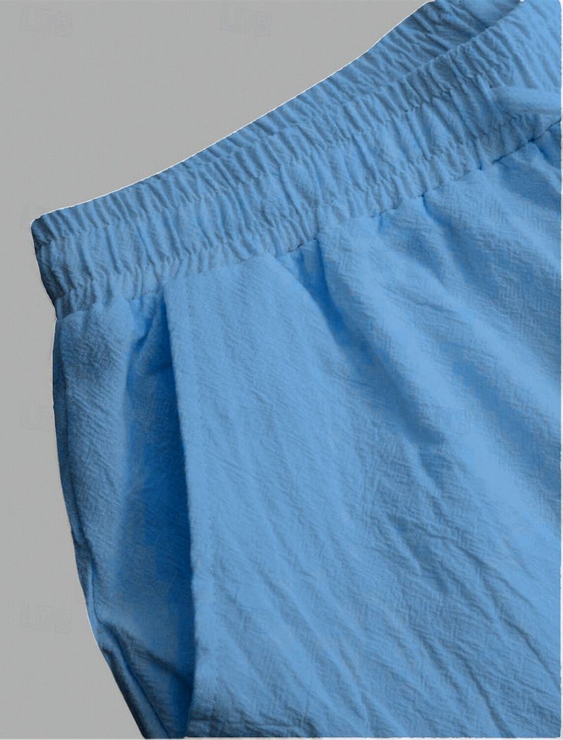 Lässige Herrenhose aus Leinenmischung – gerades Bein, entspannte Passform, atmungsaktiv und leicht für den Alltag (S-XXXL, 7 Farben)_voghion.com